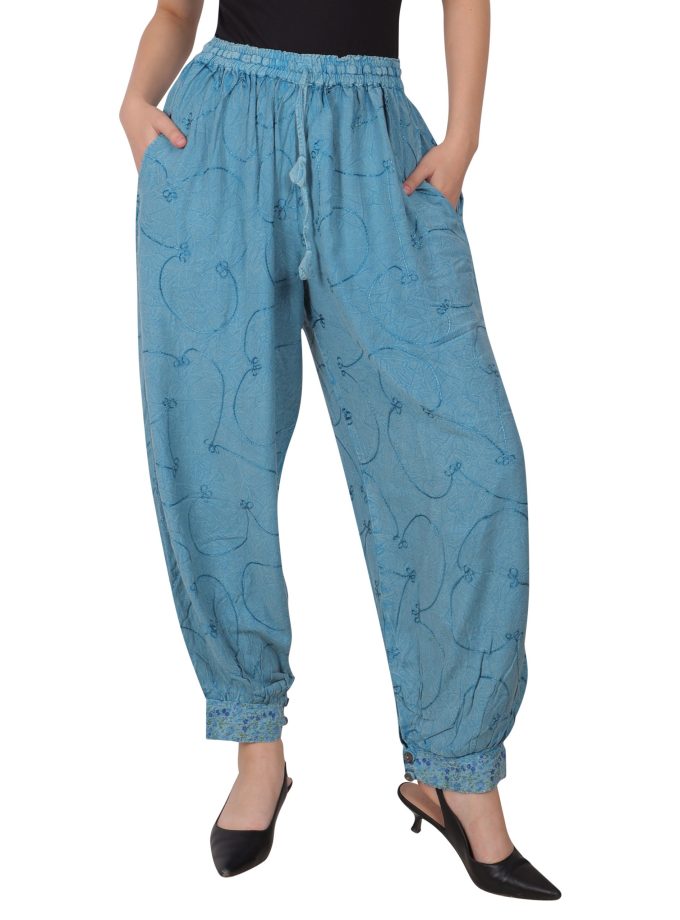 Trouser with Hand Embrodery