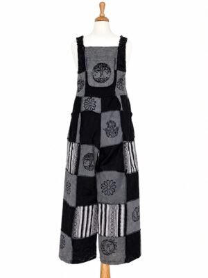 Patchwork soul jumpsuit