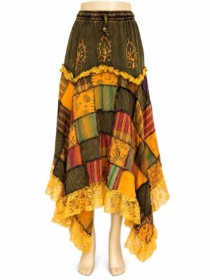 Handmade Patchwork Hippie Skirt